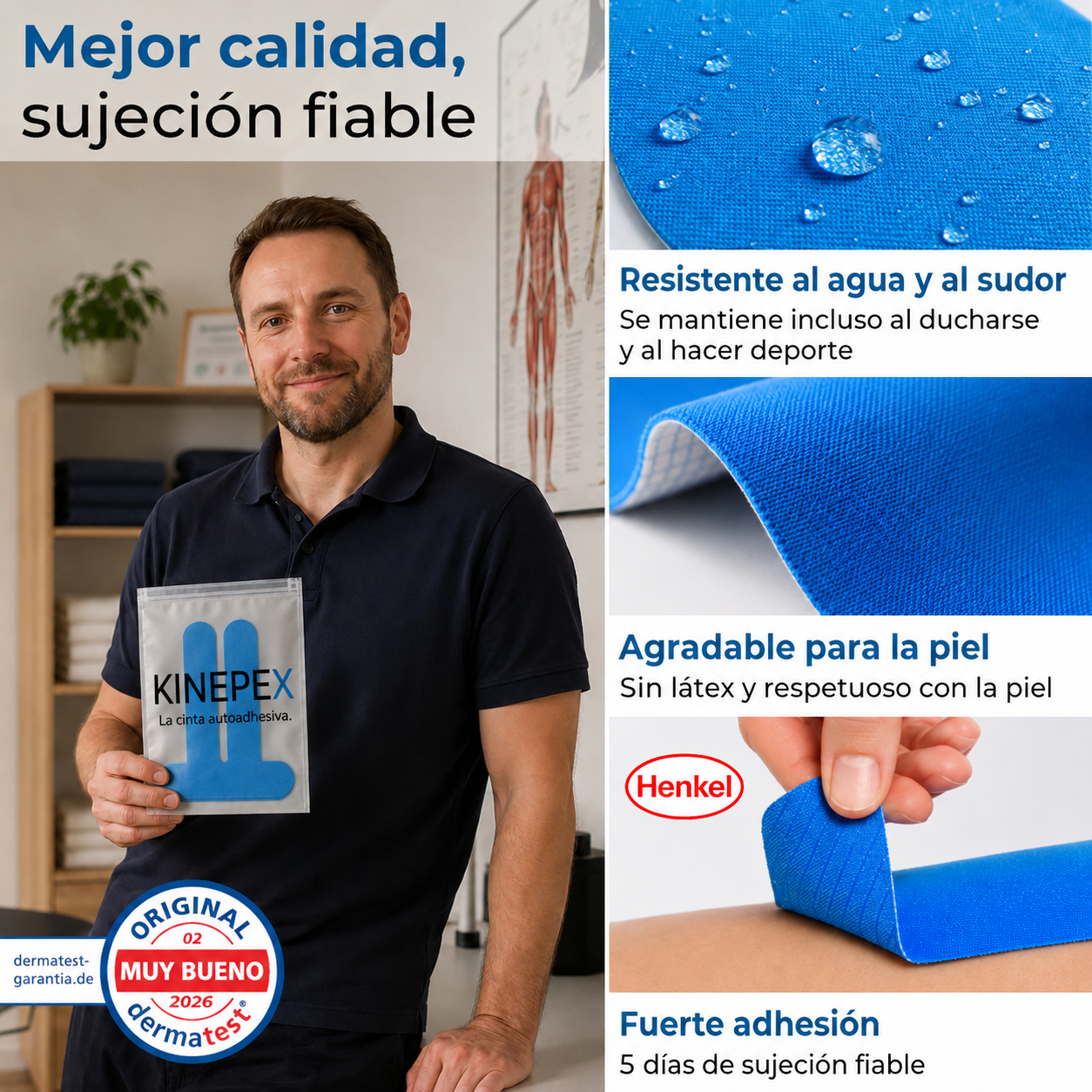 Kinepex rodilla - uso diario