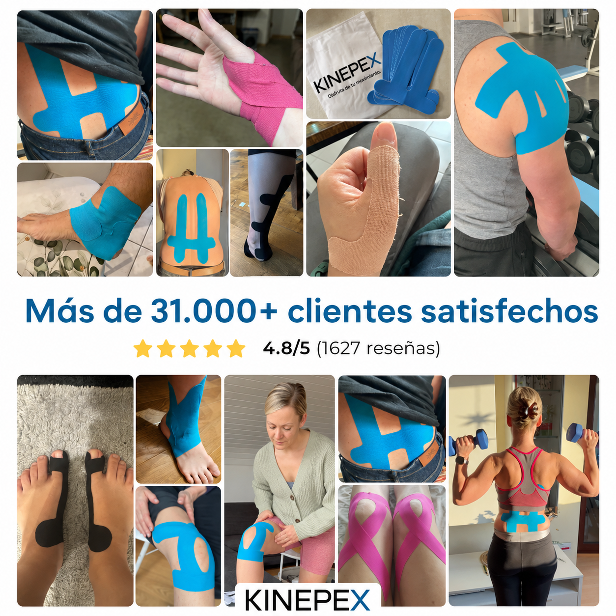 Kinepex rodilla - colores