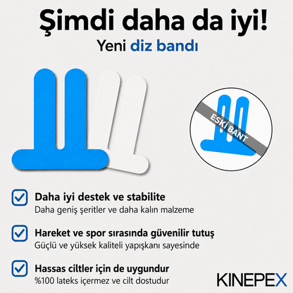 Kinepex diz bandı - renkler