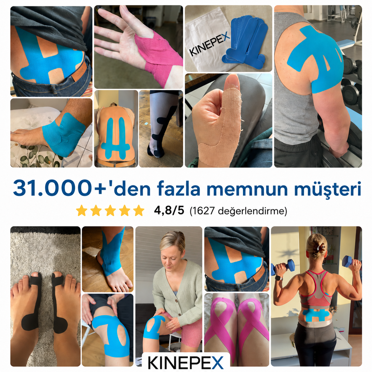 Kinepex diz bandı - günlük kullanım