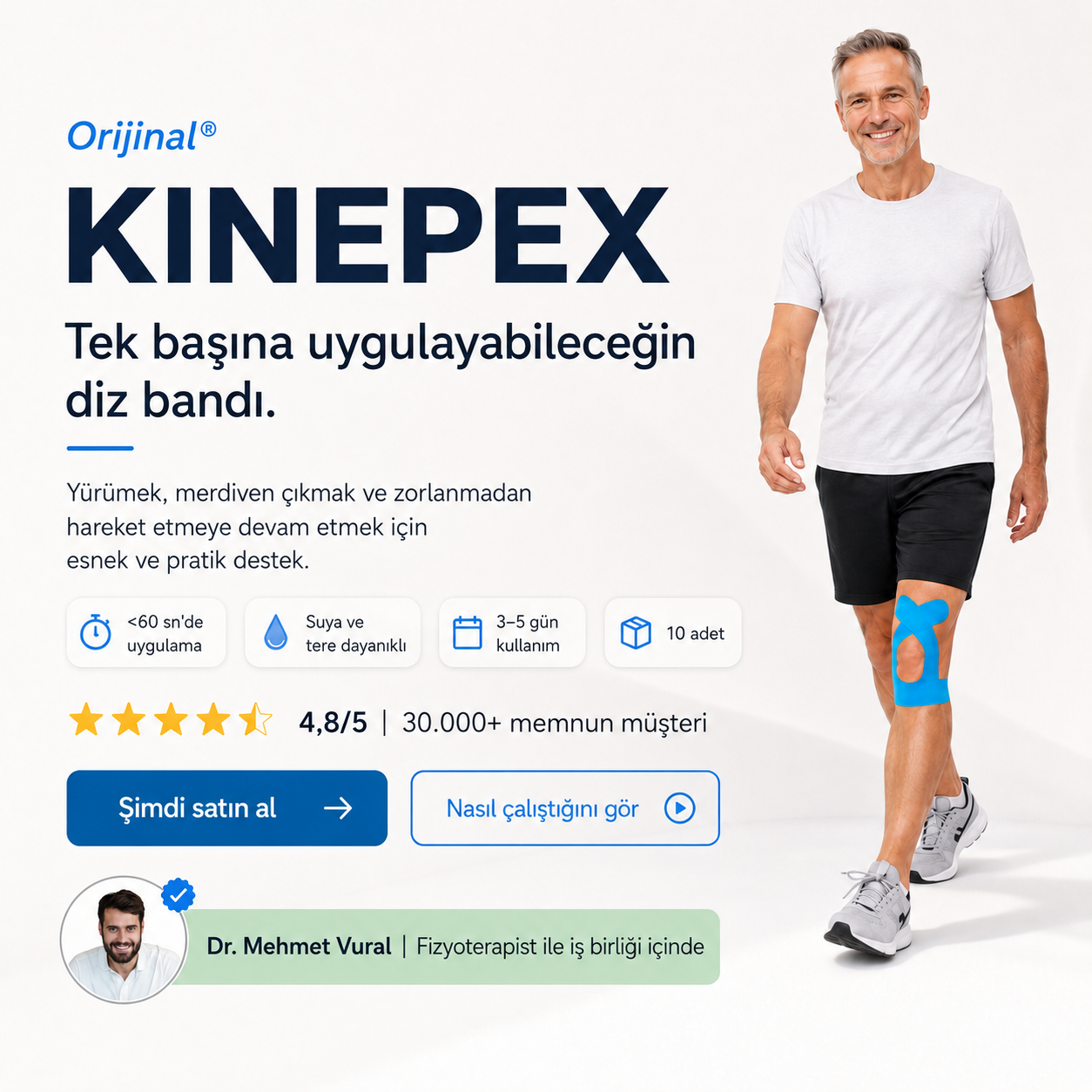 Kinepex diz bandı - paket